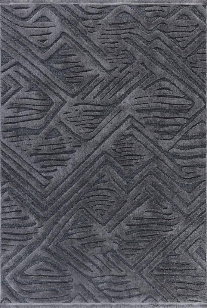 Apex Orion 4224 Antrasit İskandinav Polyester Halı