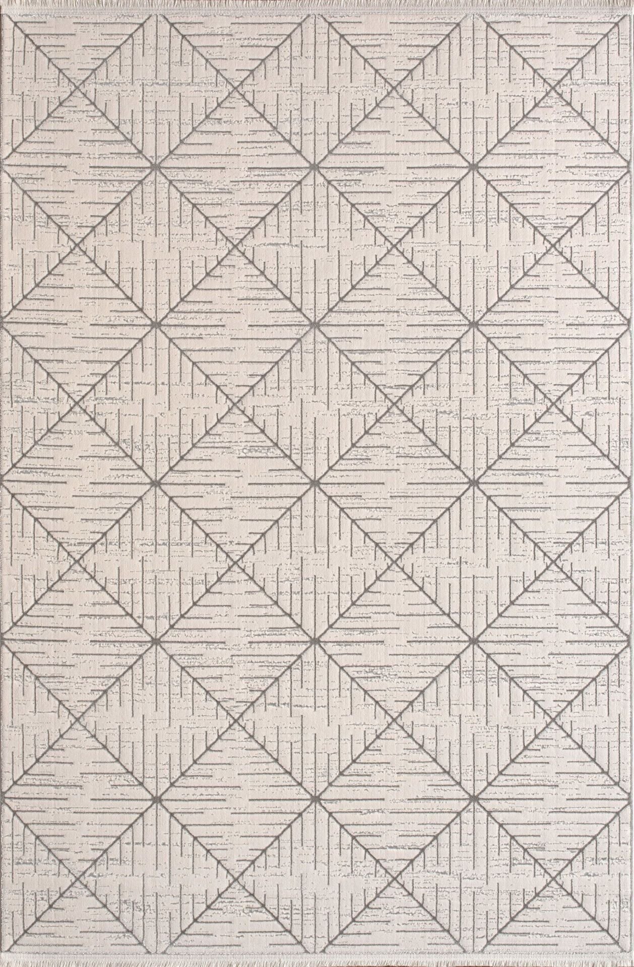 Artemis Halı Gina - 03049B - Krem Gri Polyester Halı