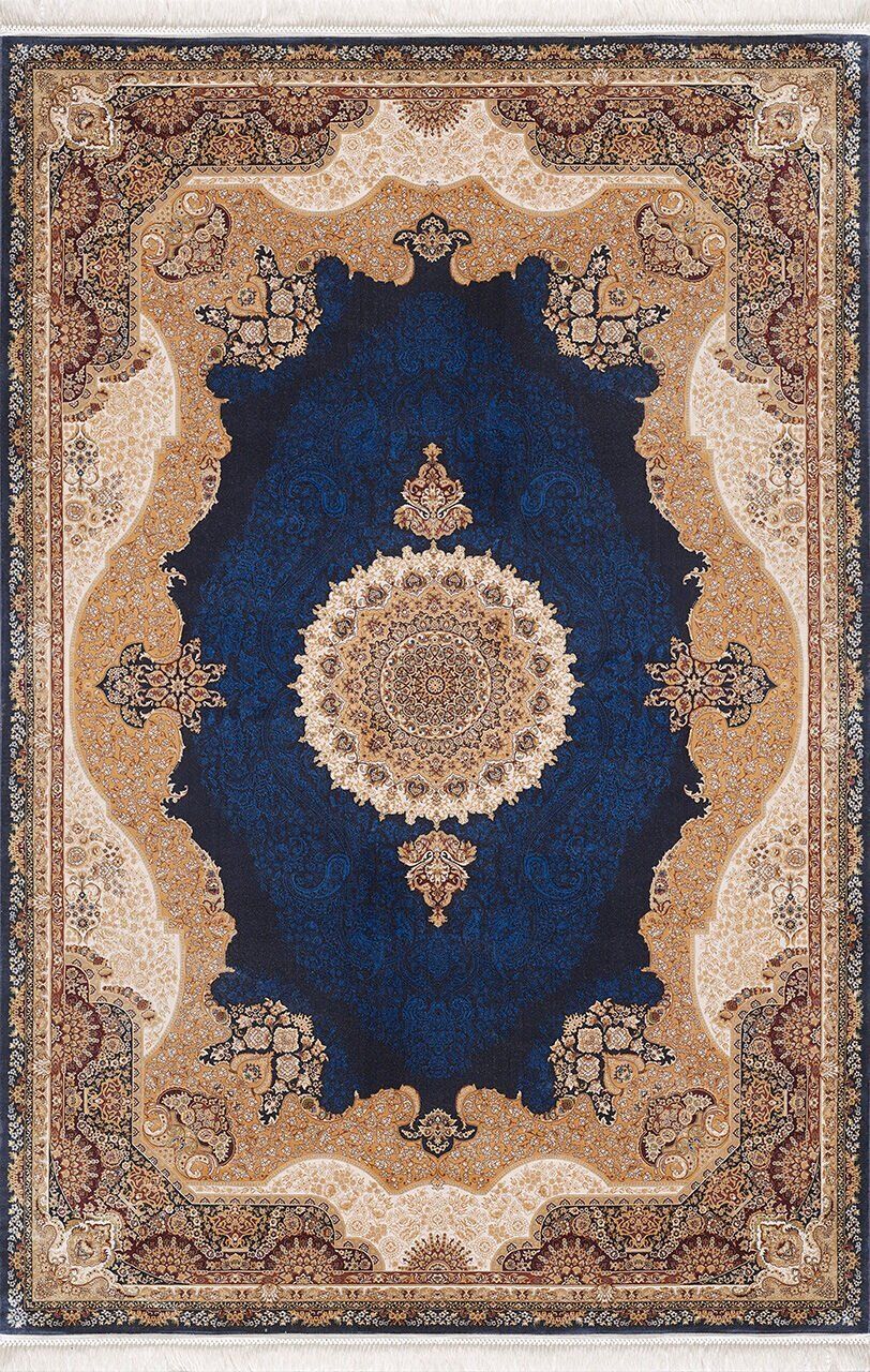 Artemis Halı Silk - 05211C - İpek Halı Lacivert