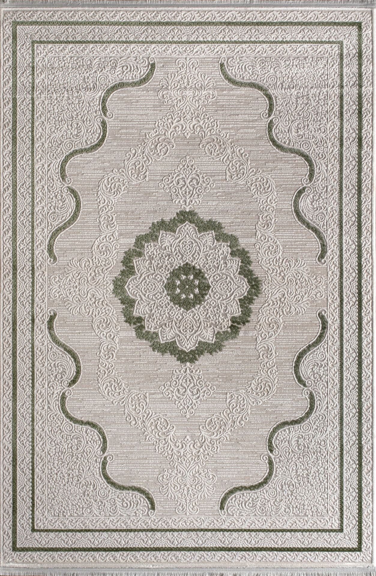 Artemis Halı Lia - 01128K - Krem Yeşil Akrilik Halı