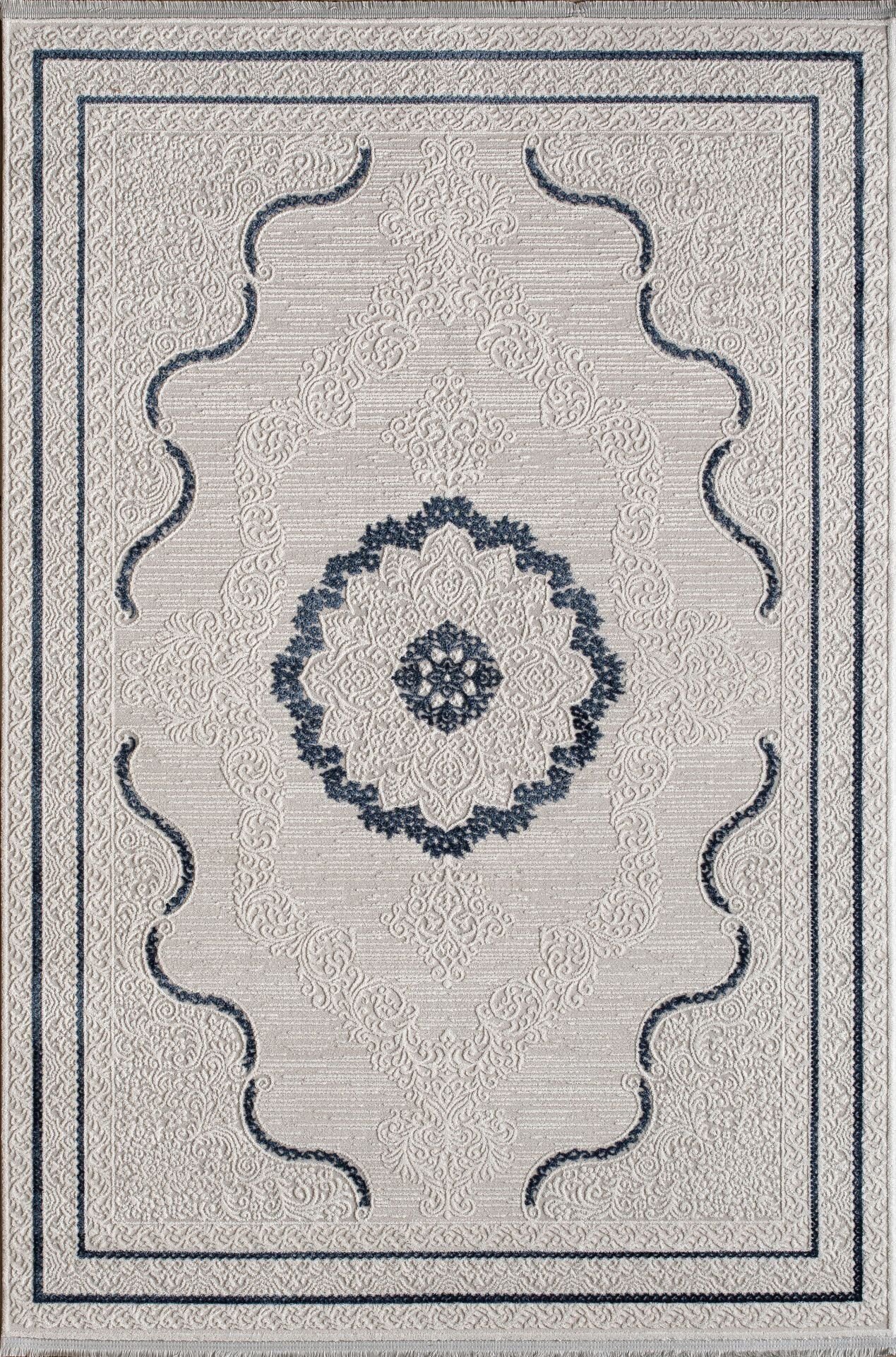 Artemis Halı Lia - 01128H - Krem Mavi Akrilik Halı