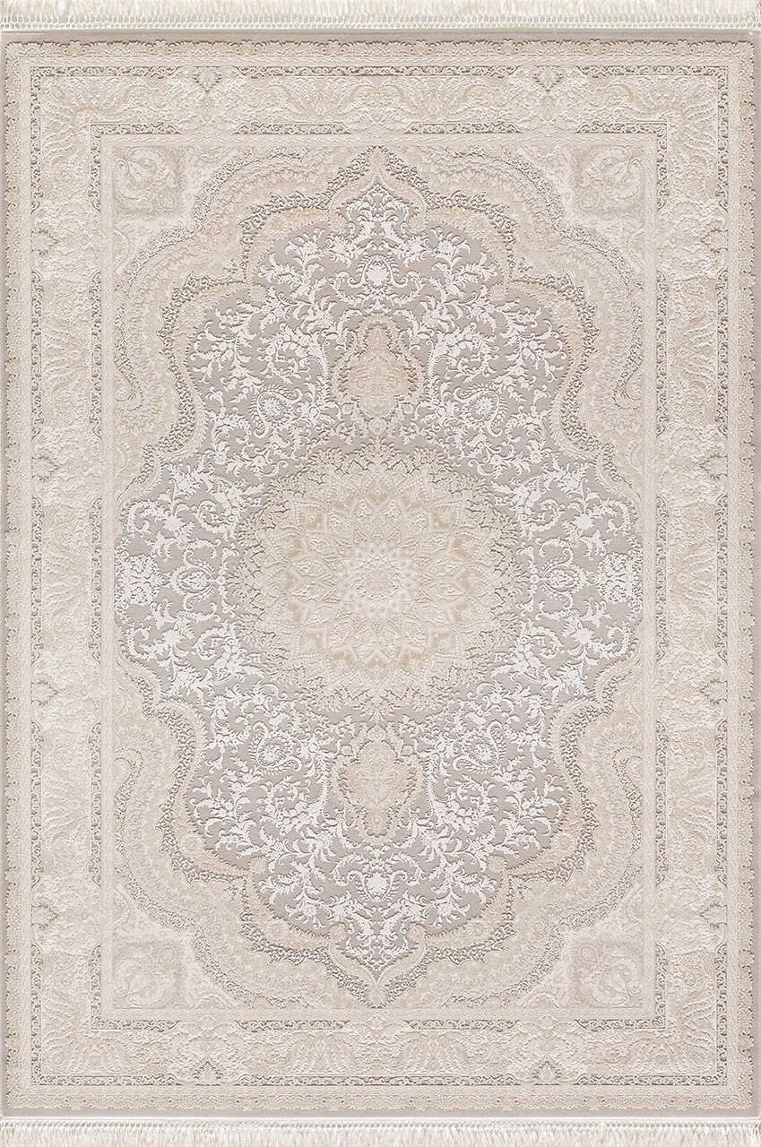 Artemis Halı Palace - 05202D - Krem Vizon Rengi Viskon Premium Halı