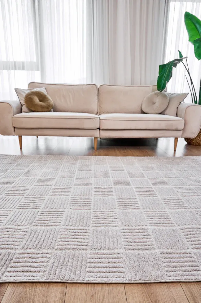 Apex Halı Anemon 6822 Krem Dekoratif Halı
