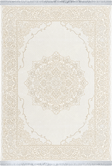 Woolen Halı Victoria Koleksiyonu 6010 Bej Premium Viskon Halı