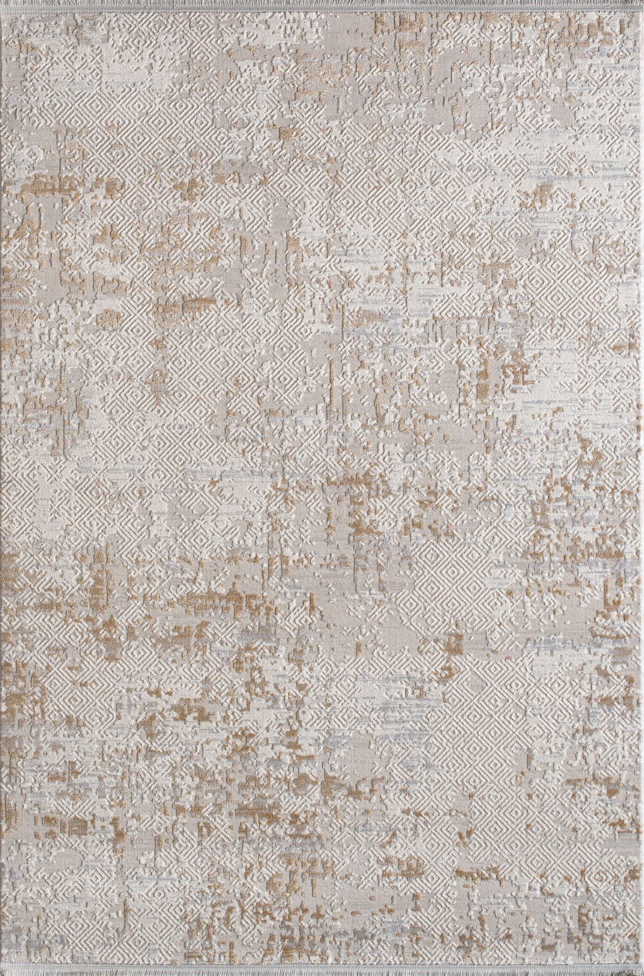 Artemis Halı Pia - 01112D - Gri Gold Polyester Halı