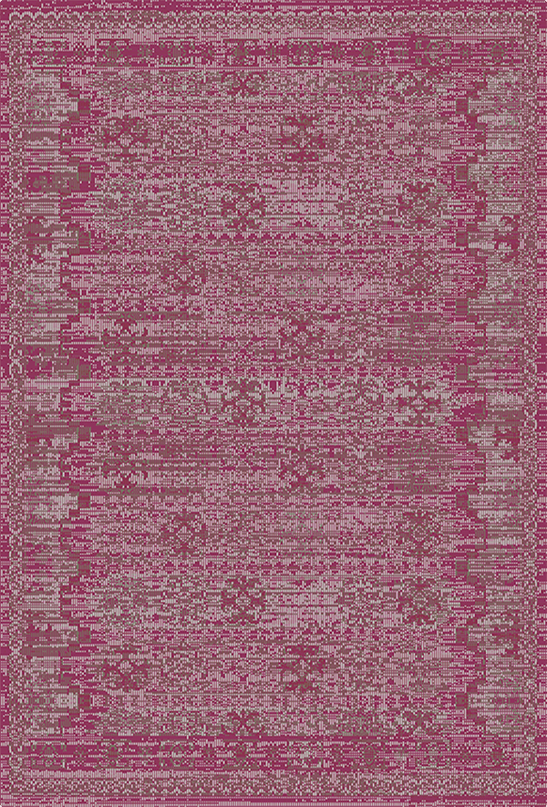 Woolen Halı History Koleksiyonu 8705 Pembe Vintage Polyester Halı
