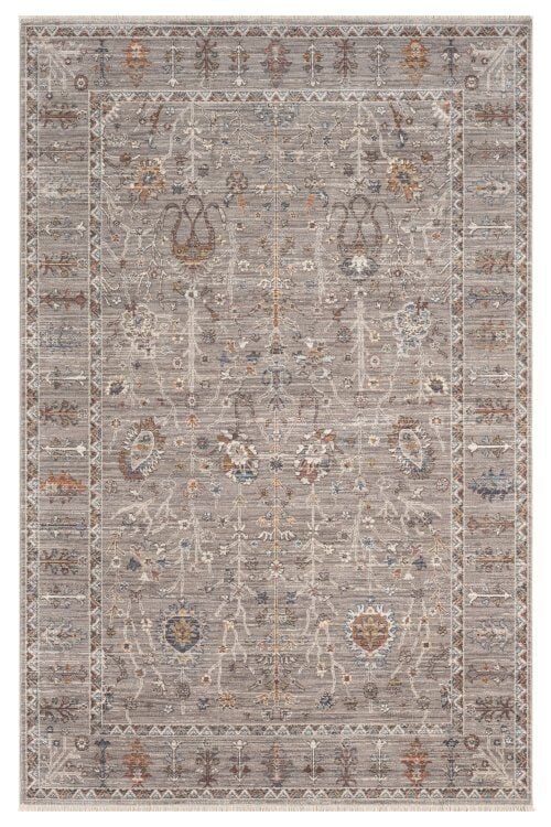 Seyran Halı Ahlat Koleksiyonu 255 Gri Polyester Vintage Halı