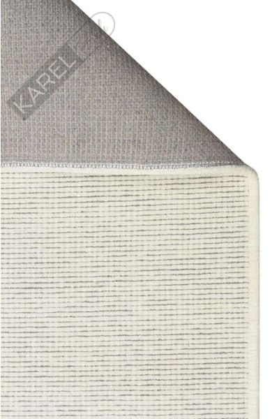 LIZA KILIM LIZ 01 WHITE Hav Toz Vermez Kaymaz Tabanlı Yıkanabilir Düz Renk Kilim