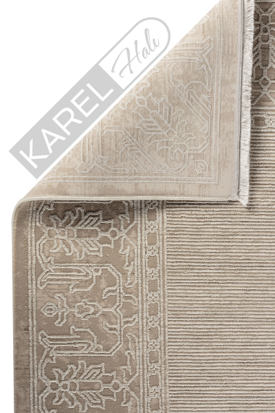 Apex Halı Aura 2855 Krem Premium Viskon İpek Halı