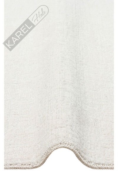 Kalahari KLH01 Krem Özel Dokuma Tekniği ile Üretilen Modern Sade Desenli Makine Halısı