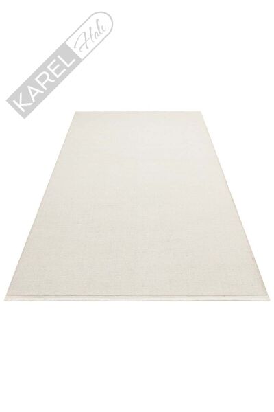 KALAHARI KLH PLAIN CREAM Özel Dokuma Tekniği ile Üretilen Modern Sade Desenli Makine Halısı