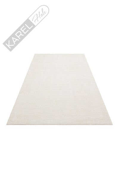 Kalahari KLH01 Krem Özel Dokuma Tekniği ile Üretilen Modern Sade Desenli Makine Halısı