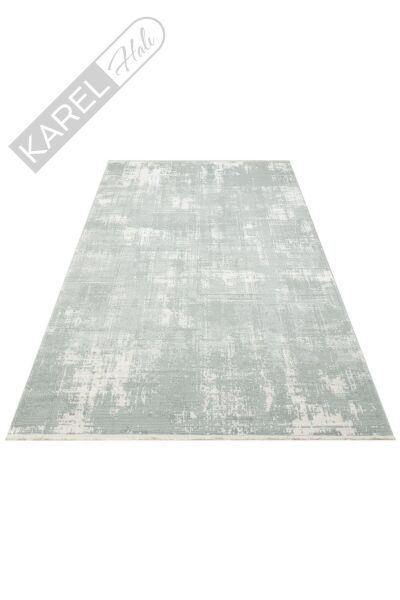 LEONA LNA 01 MINT Yumuşak Tuşeli Hav Toz Vermez Modern Makine Halısı
