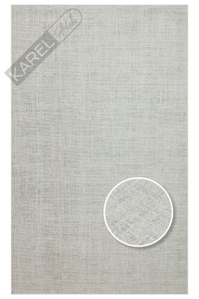 HALI KALAHARI KLH PLAIN SILVER Özel Dokuma Tekniği ile Üretilen Modern Sade Desenli Makine Halı