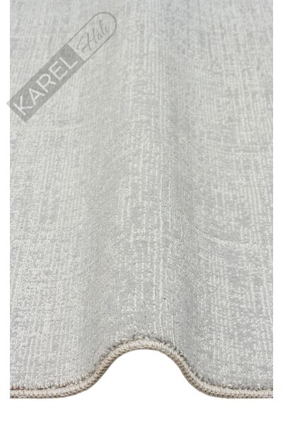 HALI KALAHARI KLH PLAIN SILVER Özel Dokuma Tekniği ile Üretilen Modern Sade Desenli Makine Halı