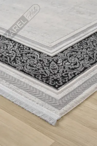 Seyran Halı Zen 7006 Antrasit Akrilik Halı