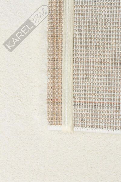 ZEN ZEN 01 WHITE Hav Toz Vermez Yumuşak Tuşeli Zarif Makine Halısı