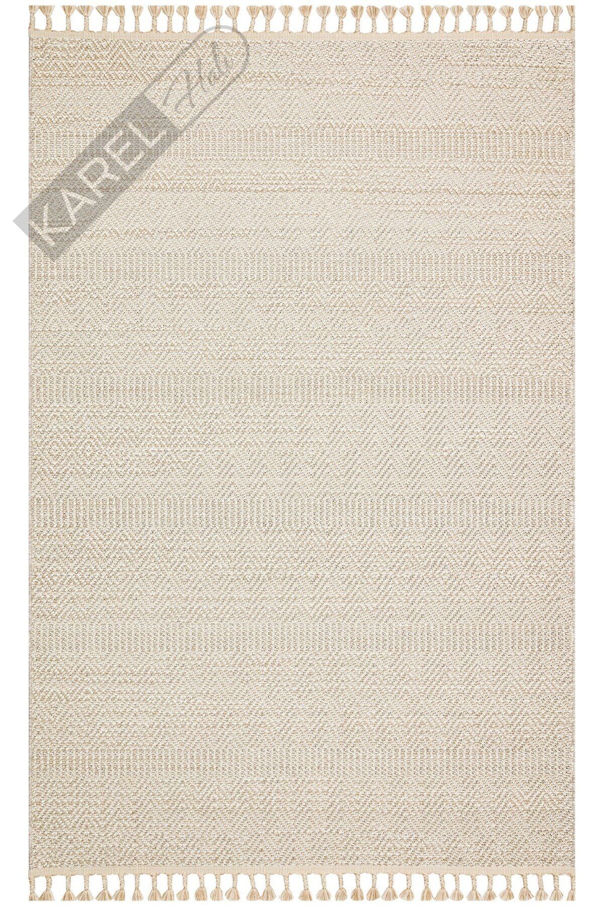 SOHO SH 01 BEIGE Hav Toz Vermez Hasır Dokuma Modern Makine Halısı