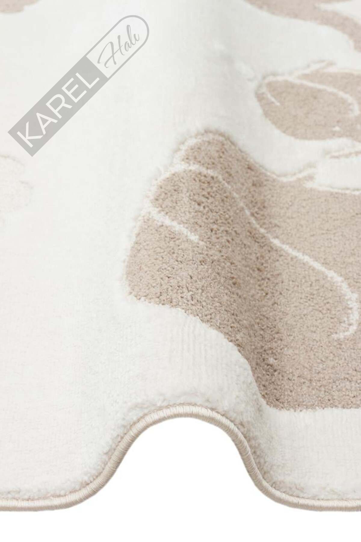 BAMBINO BMB 03 CREAM BEIGE Pastel Renkli Hav ve Toz Vermeyen Çocuk Halısı