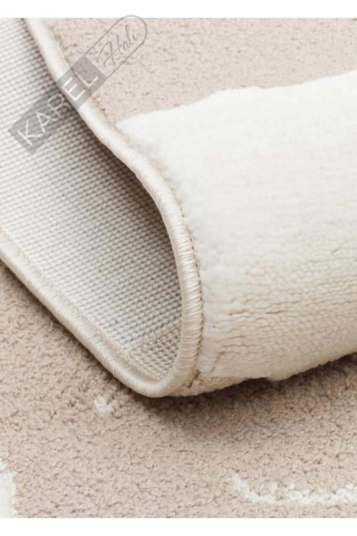 BAMBINO BMB 03 CREAM BEIGE Pastel Renkli Hav ve Toz Vermeyen Çocuk Halısı