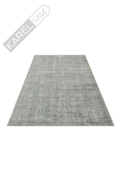 Kalahari KLH01 Gri Özel Dokuma Tekniği ile Üretilen Modern Sade Desenli Makine Halısı