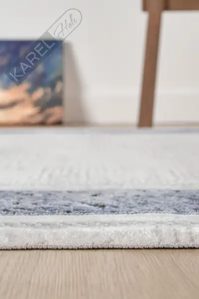 Seyran Halı Zen 7006 Mavi Akrilik Halı