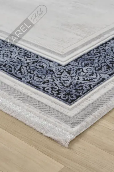 Seyran Halı Zen 7006 Mavi Akrilik Halı