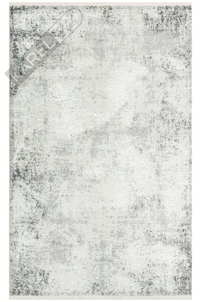 LAGOS XW LGS 05 CREAM GREY XW Hav Toz Vermez Eskitme Desenli Modern Makine Halısı