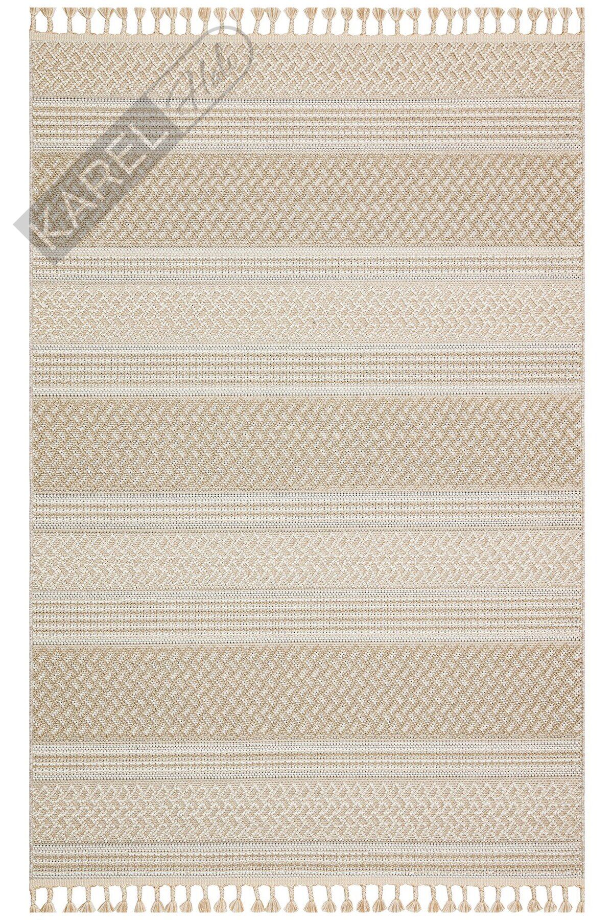 SOHO SH 05 BEIGE Hav Toz Vermez Hasır Dokuma Modern Makine Halısı