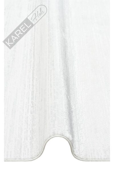 SATEEN ST 101 CREAM XW Hav Toz Vermez Yıkanabilir Kaymaz İnce Dokuma Modern Halı