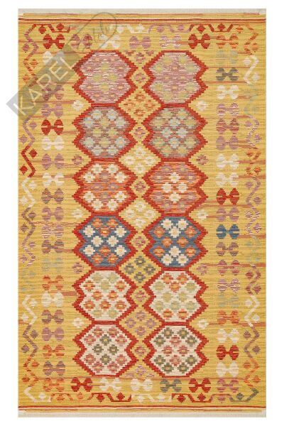 NOMAD NMD 03 RED Yıkanabilir, Çift Taraflı Kullanıma Uygun Yumuşak Tuşeli Otantik Kilim