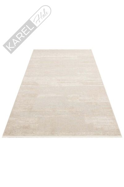KALAHARI KLH 01 GREY BEIGE Özel Dokuma Tekniği ile Üretilen Modern Sade Desenli Makine Halısı