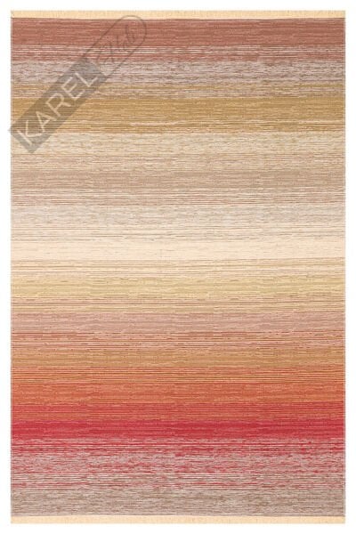 Kutnu KTN02 Natural Terra Kilim Modern Ombre Renk Geçişli Yıkanabilir Çift Taraflı Kilim
