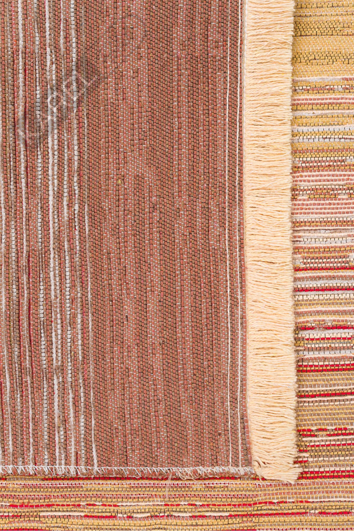 Kutnu KTN02 Natural Terra Kilim Modern Ombre Renk Geçişli Yıkanabilir Çift Taraflı Kilim