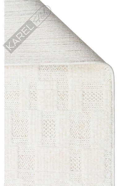 JOY JOY 02 WHITE  Hav Toz Vermeyen Yumuşak dokulu Modern Makine Halısı