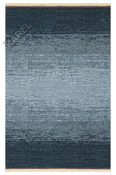 Kutnu KTN01 Antrasit Kilim Modern Ombre Renk Geçişli Yıkanabilir Çift Taraflı Kilim