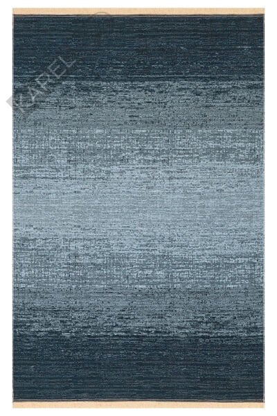 Kutnu KTN01 Antrasit Kilim Modern Ombre Renk Geçişli Yıkanabilir Çift Taraflı Kilim