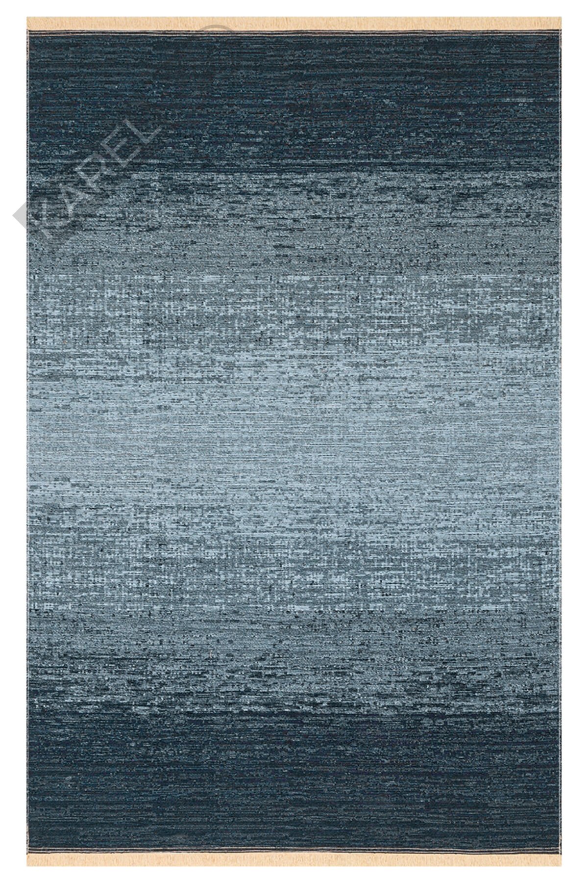 Kutnu KTN01 Antrasit Kilim Modern Ombre Renk Geçişli Yıkanabilir Çift Taraflı Kilim