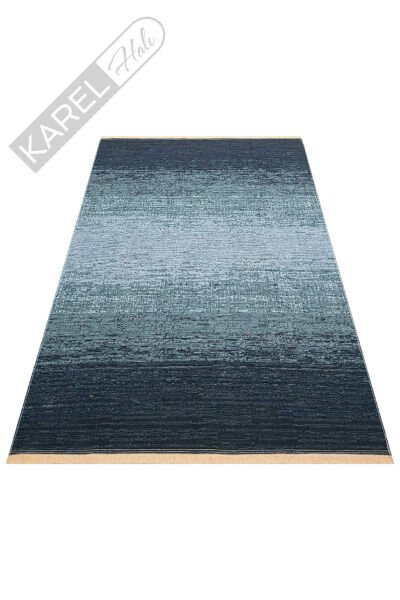 Kutnu KTN01 Antrasit Kilim Modern Ombre Renk Geçişli Yıkanabilir Çift Taraflı Kilim