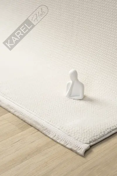 Seyran Halı Smart 12000 Krem Polipropilen Polyester Halı