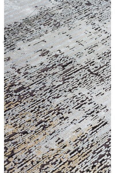 MAHAL MHL 12 GREY GOLD Klasik Desenli Yüksek Kalite Sık Dokuma Salon Halısı