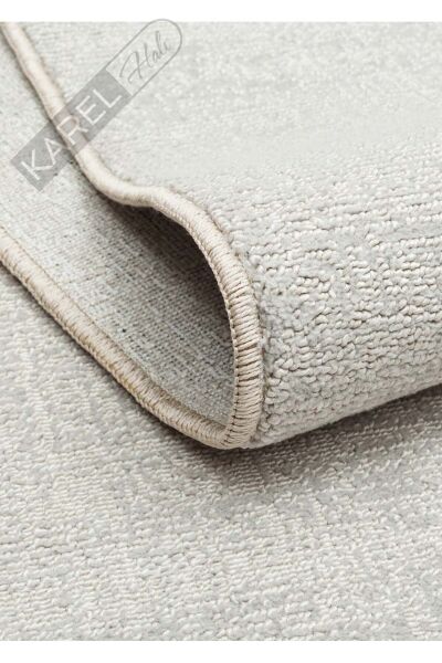 KALAHARI KLH PLAIN SILVER Özel Dokuma Tekniği ile Üretilen Modern Sade Desenli Makine Halısı