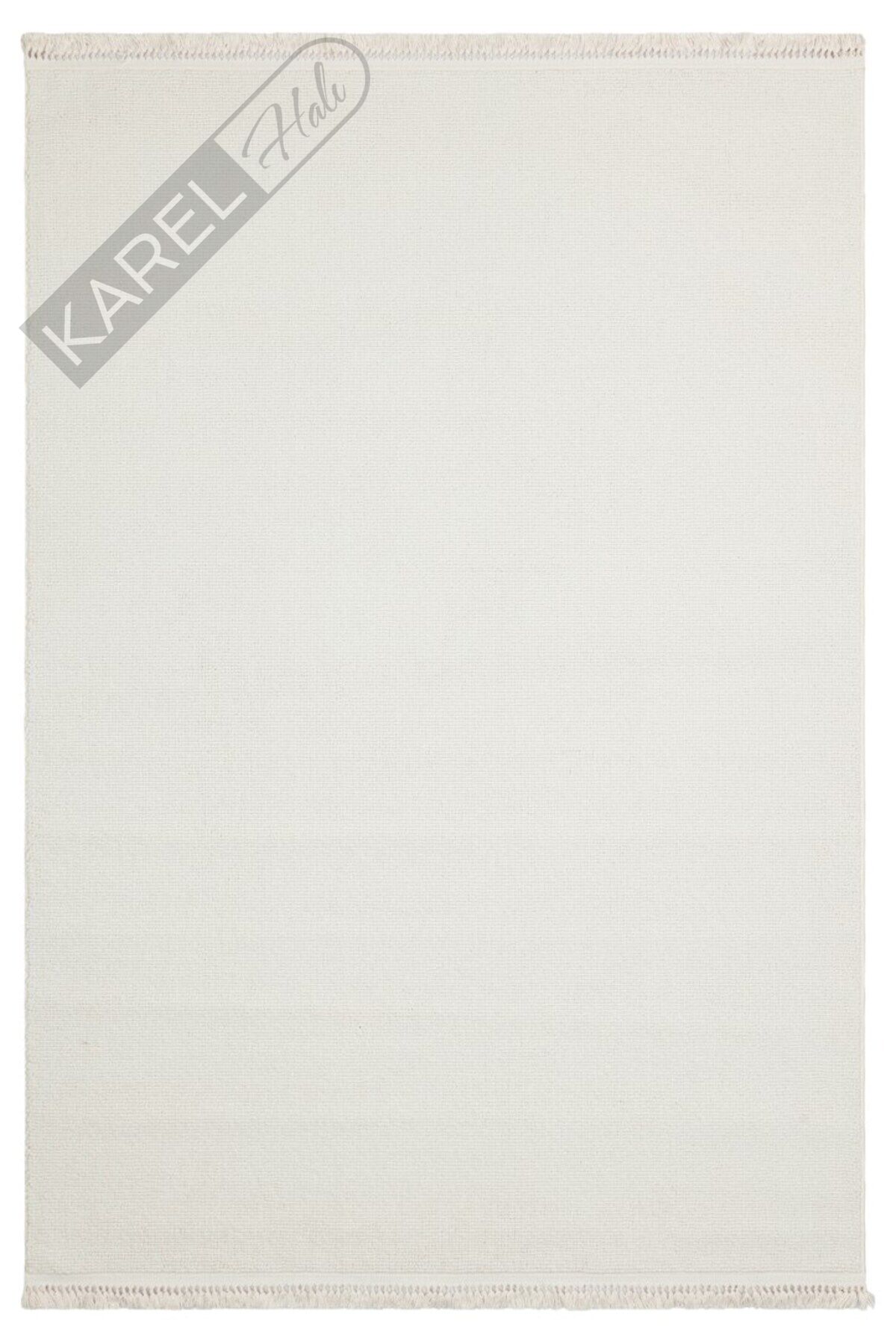 OSLO OSL PLAIN WHITE Hav Toz Vermez Hasır Dokuma Modern Makine Halısı