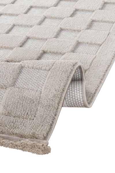 Apex Orion 4212 Bej İskandinav Polyester Halı