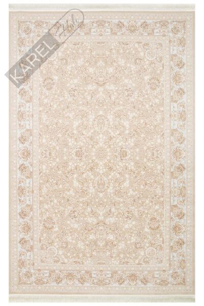 PERSIAN PER 02 BEIGE Klasik Desenli Yüksek Kalite Sıkı ve İnce Dokuma Yaklaşık 3 Milyon Point Makin