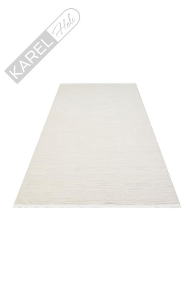 EKO HALI LAGOS LGS 19 CREAM XW Hav Toz Vermez Eskitme Desenli Modern Makine Halısı