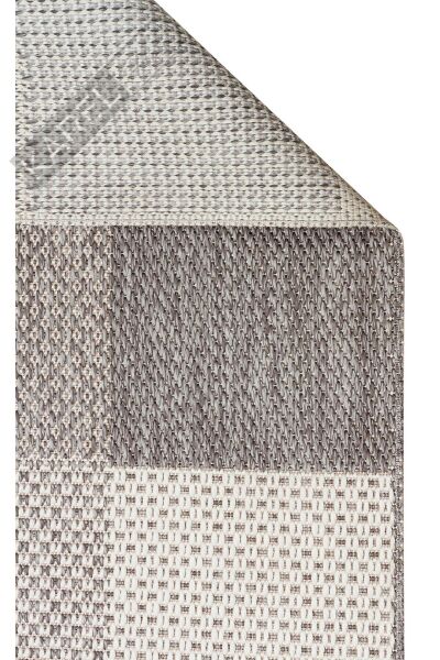 EKO Halı MONO MNO 01 Grey Kaymaz Tabanlı Jüt Dokulu Sisal Kilim