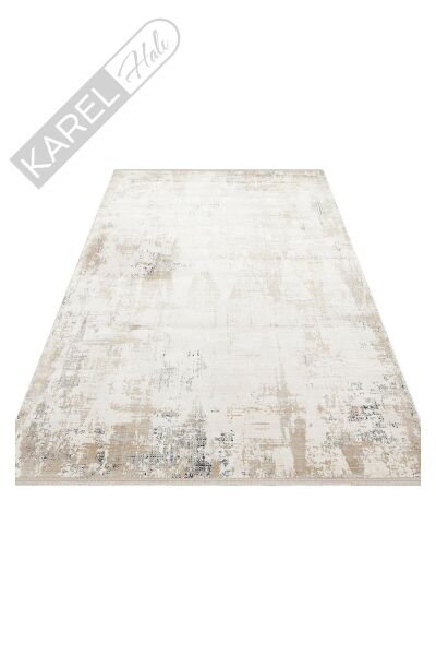 PADONA PDN 07 CREAM BEIGE  Extra Yumuşak Dokulu Sık Dokuma Modern Desenlere Sahip Şık Salon Halısı