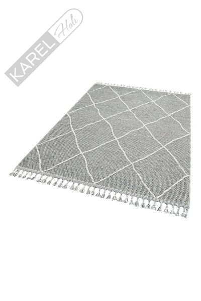 SOHO SH 02 GREY Hav Toz Vermez Hasır Dokuma Modern Makine Halısı