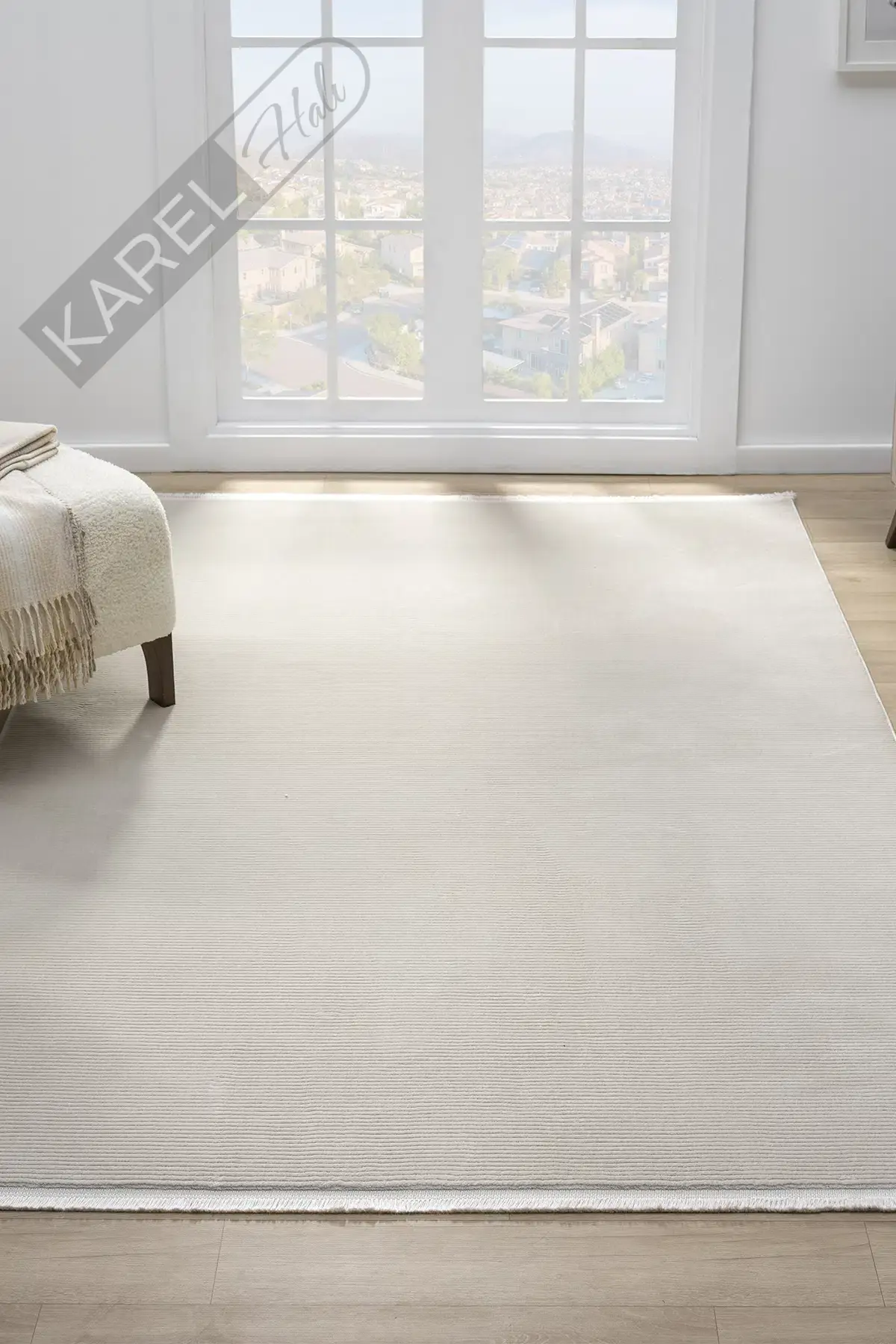 Seyran Halı Smart 12001 Gri Polipropilen Polyester Halı